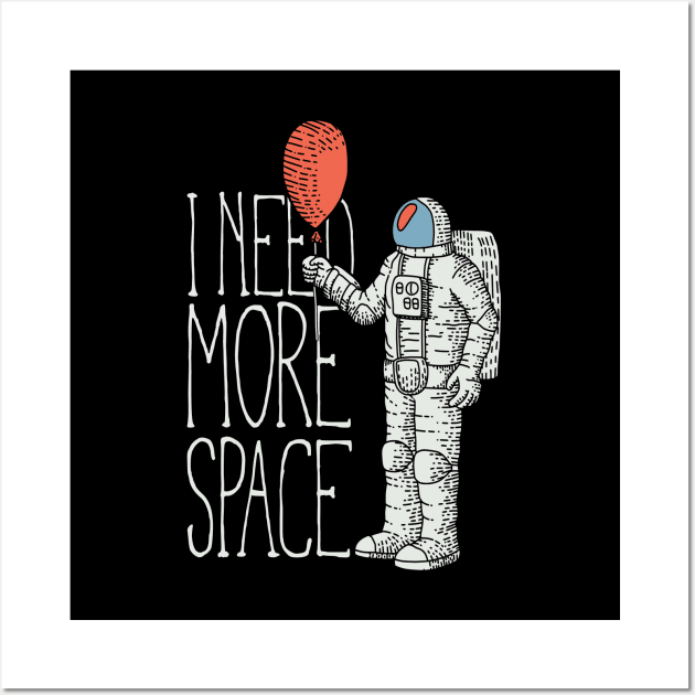 Space Astronaut Wall Art by Hudkins